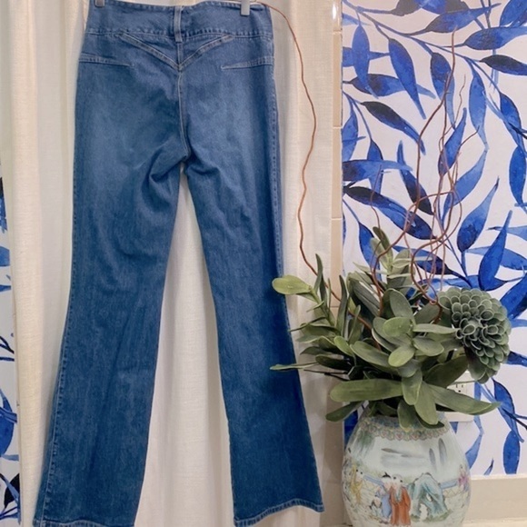 Women’s Cache Cotton & Spandex Wide Leg Jeans Size 6 - Picture 6 of 8